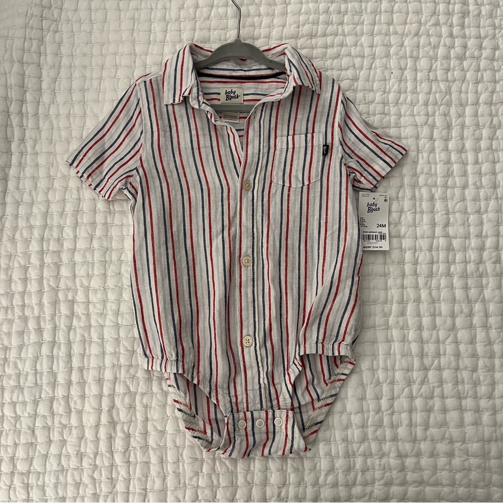 3-Pack NWT Button-up Toddler Shirts (Various sizes 12-24 M) - Picture 4 of 7